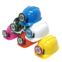 Colorful Toy Miner's Helmets